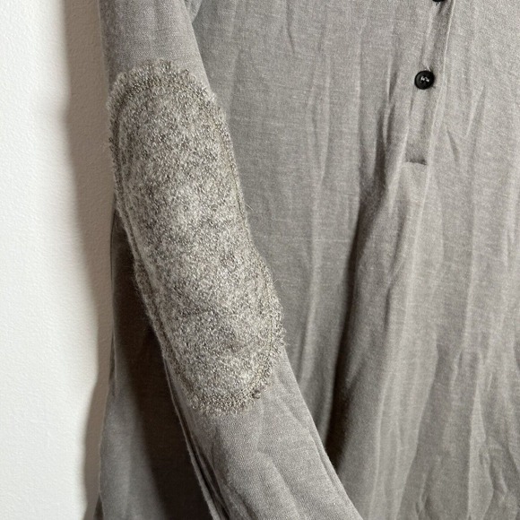 Brebis Noir Italy Collared Virgin Wool Long Sleeve Sweater Gray Womens Size 46 L - Picture 4 of 10